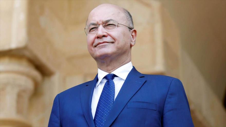 El presidente electo de Irak, Barham Salih, en un acto en el Palacio Salam, en Bagdad (capital iraquí), 3 de octubre de 2018. (Foto: Reuters)