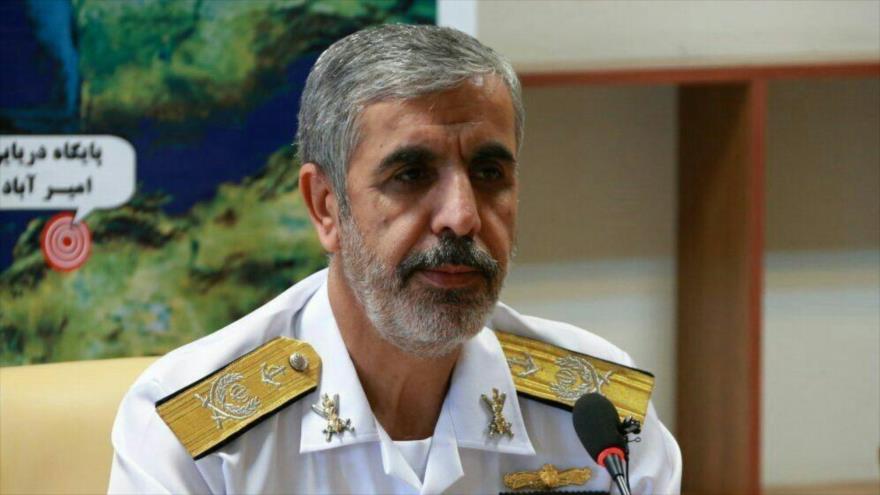 El subcomandante de la Fuerza Naval del Ejército iraní, el contralmirante Seyed Mahmud Musavi.