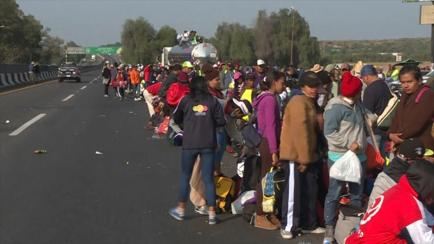 Migrantes centroamericanos llegan a frontera México-EEUU