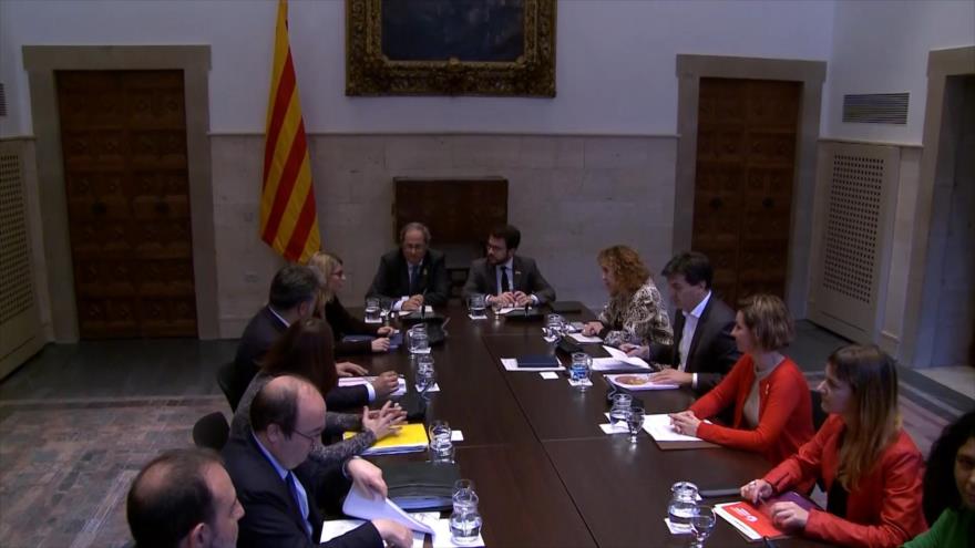Torra busca diálogo con partidos catalanes para superar conflicto