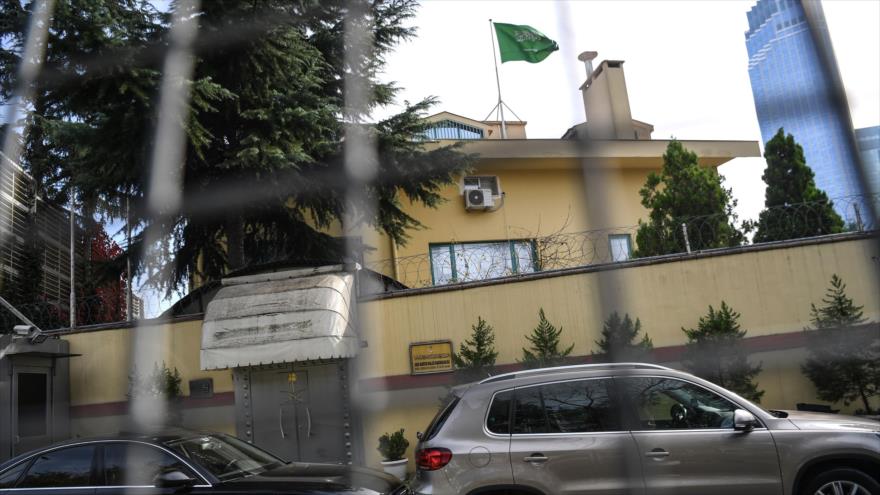 El consulado saudí en la ciudad turca de Estambul, 1 de noviembre de 2018. (Foto: AFP)