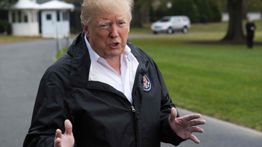 El presidente de Estados Unidos, Donald Trump, en la Casa Blanca, 17 de noviembre de 2018. (Foto: AFP)