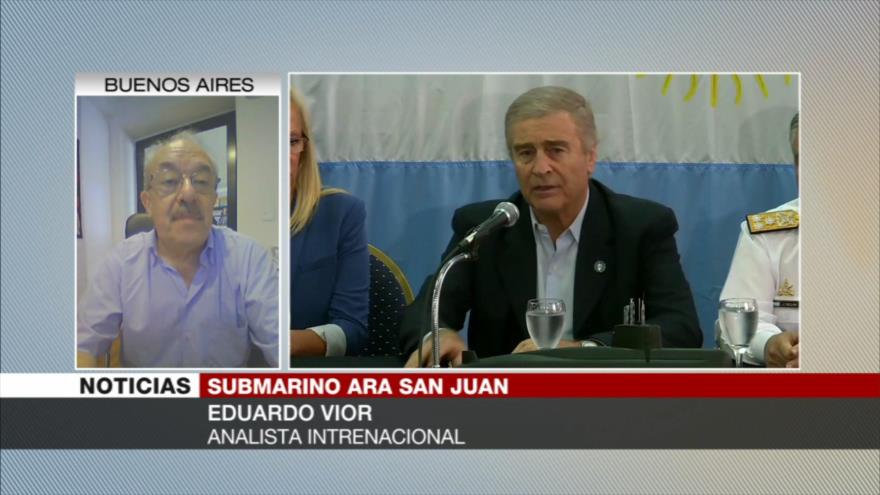 Vior: Gobierno argentino, presionado por tragedia ARA San Juan