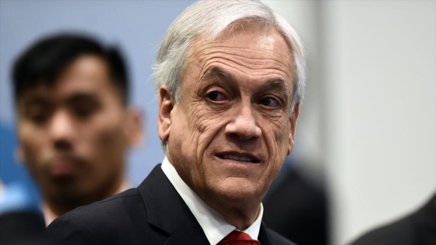 El presidente de Chile, Sebastián Piñera, durante una reunión, 14 de noviembre de 2018.