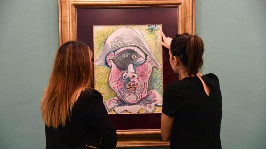 El cuadro “Cabeza de Arlequín” de Picasso.