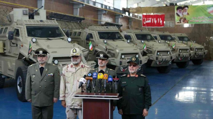 Irán presenta un nuevo vehículo blindado de fabricación nacional