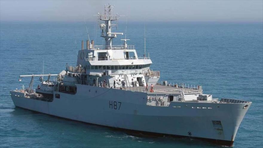 HMS Echo, buque de reconocimiento hidrográfico de la Royal Navy que el Reino Unido desplegará en las costas de Ucrania en el mar Negro.
