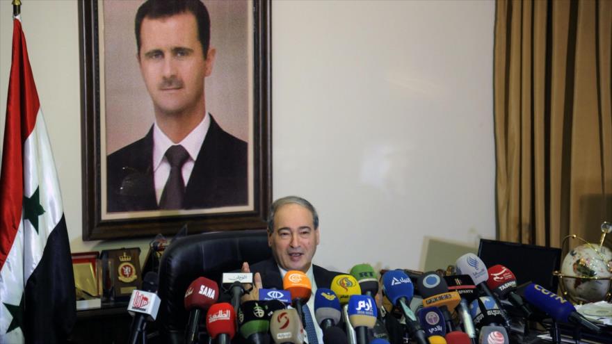 El viceministro de Asuntos Exteriores de Siria, Faisal al-Miqdad.