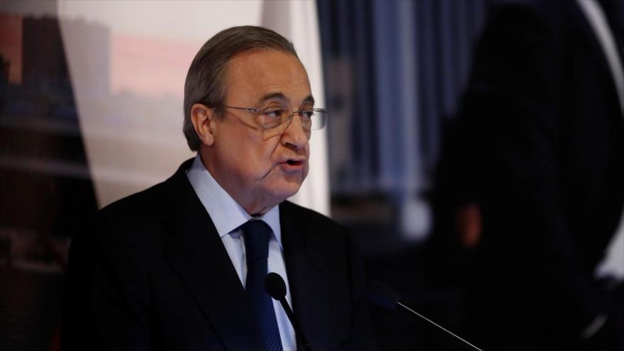 El presidente del equipo español Real Madrid, Florentino Pérez.