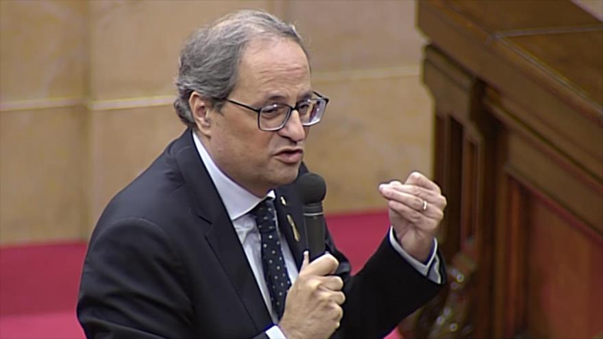 Torra considera “devastada” la cúpula judicial española