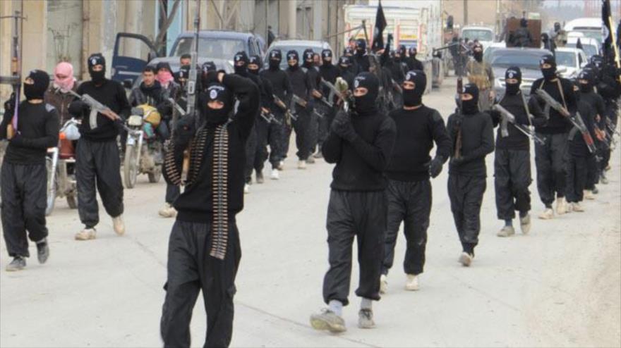 Los terroristas de EIIL (Daesh, en árabe) en Siria.