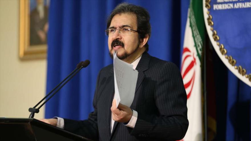 El portavoz de la Cancillería de Irán, Bahram Qasemi, 22 de noviembre de 2018. (Foto: IRNA).
