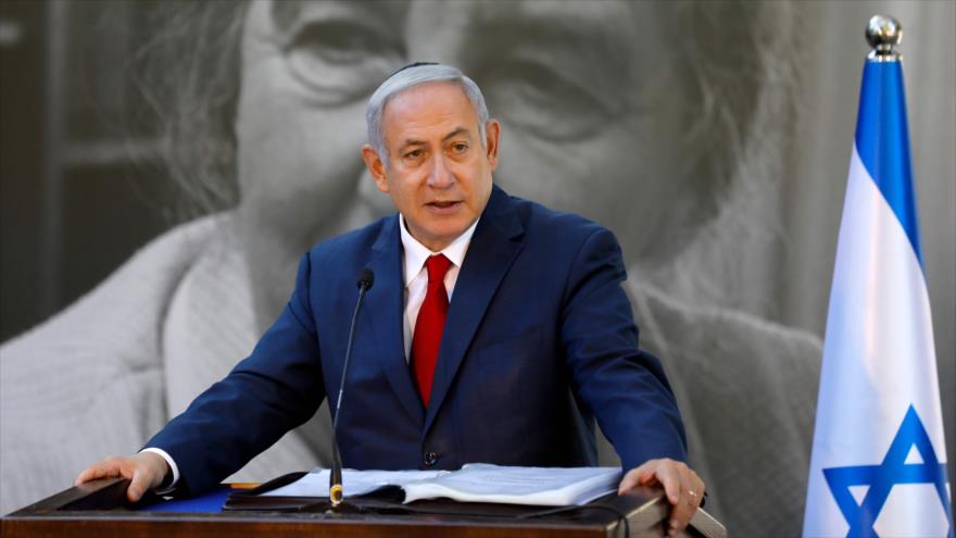 El premier israelí da un discurso en Jerusalén (Al-Quds), 18 de noviembre de 2018. (Foto: AFP)