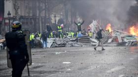 130 detenidos en Francia en protestas de ‘chalecos amarillos’
