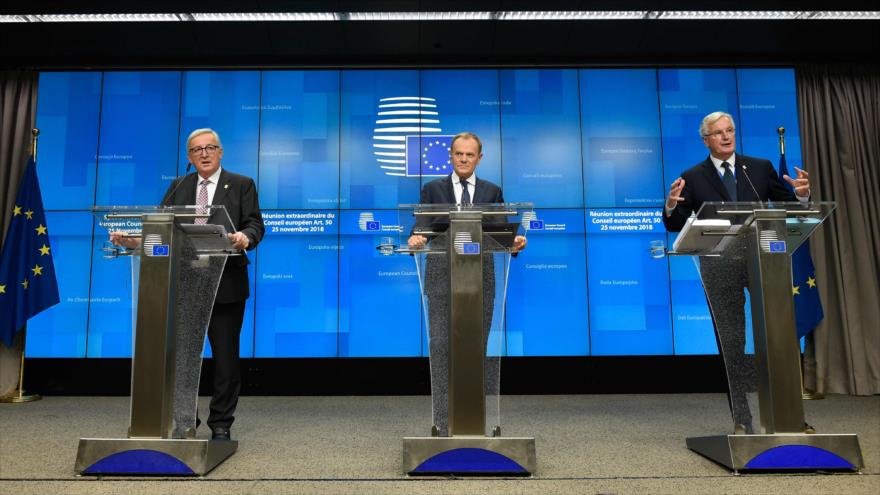 Líderes de la UE avalan acuerdo del Brexit