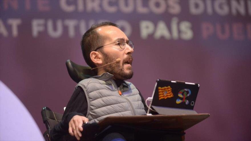 El secretario de Organización de Podemos, Pablo Echenique.