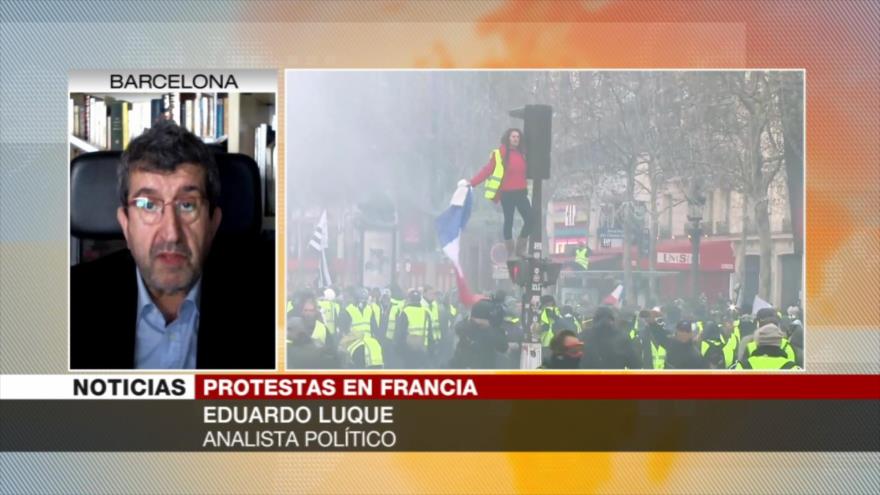 Luque: Chalecos amarillos representan a los marginados en Francia