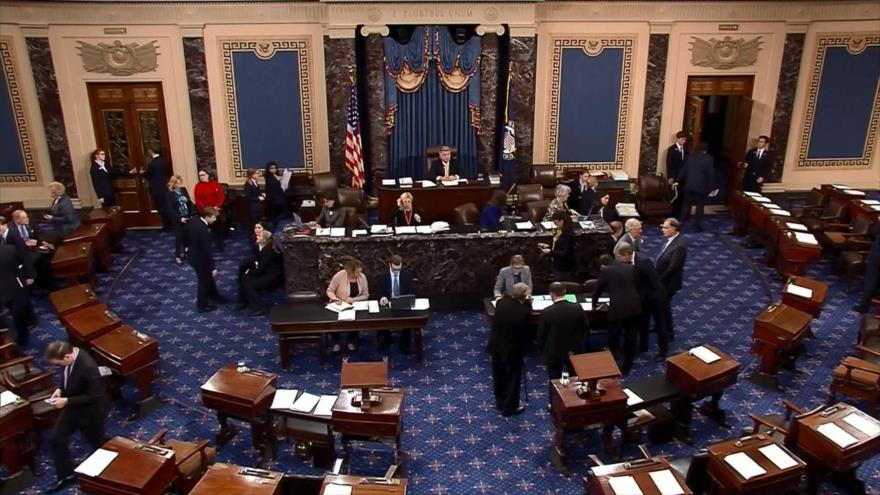 Una sesión del Senado de Estados Unidos en Washington, 28 de noviembre de 2018. (Foto: AP)
