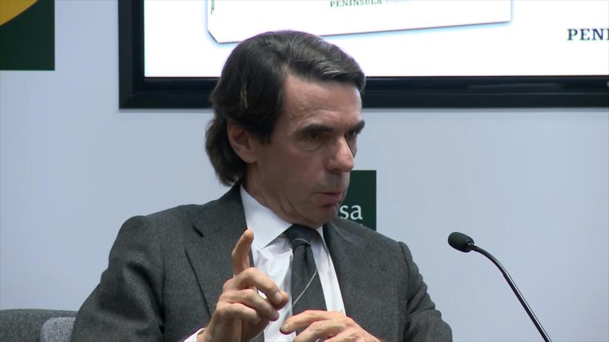 José María Aznar califica a independentismo de golpista