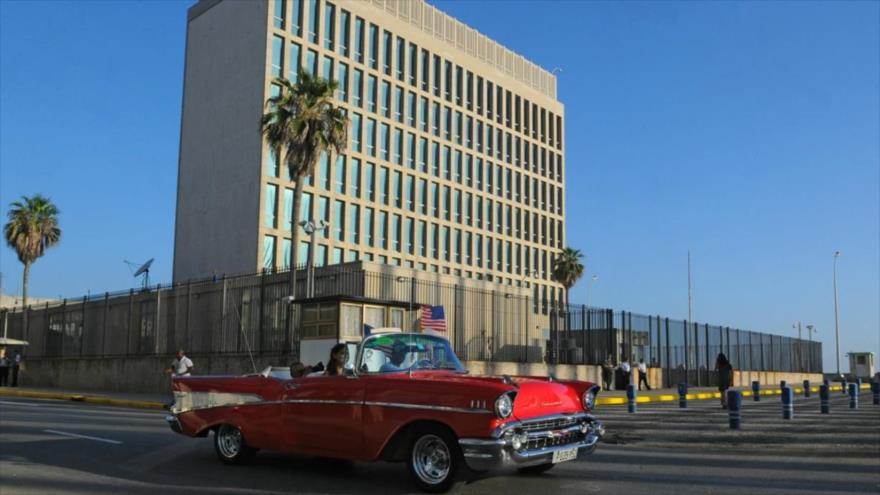 La embajada de Estados Unidos en La Habana, la capital de Cuba.