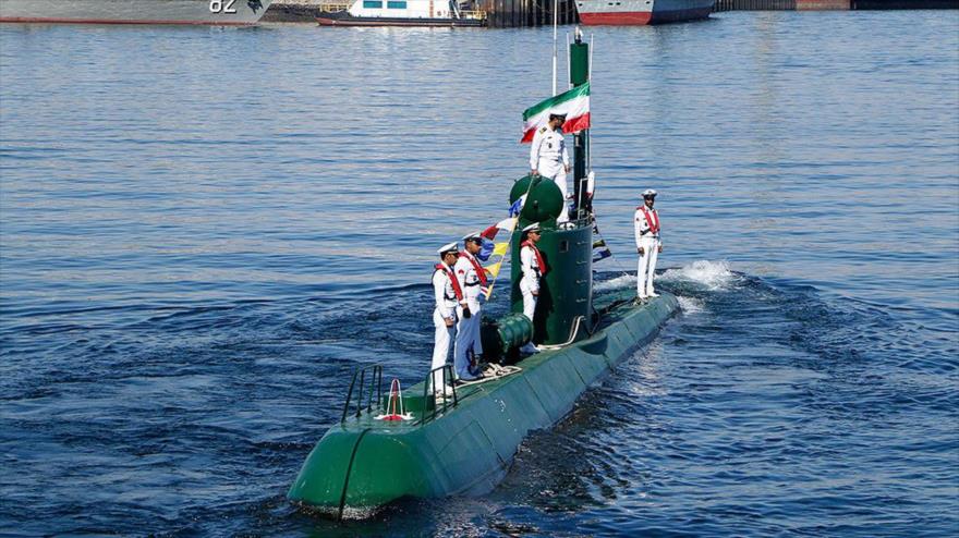 Incorporación de submarino de la calse Qadir a la Armada de Irán, 29 de noviembre de 2018.