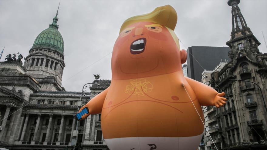 Argentinos protestan en varias formas contra G20 y su modelo