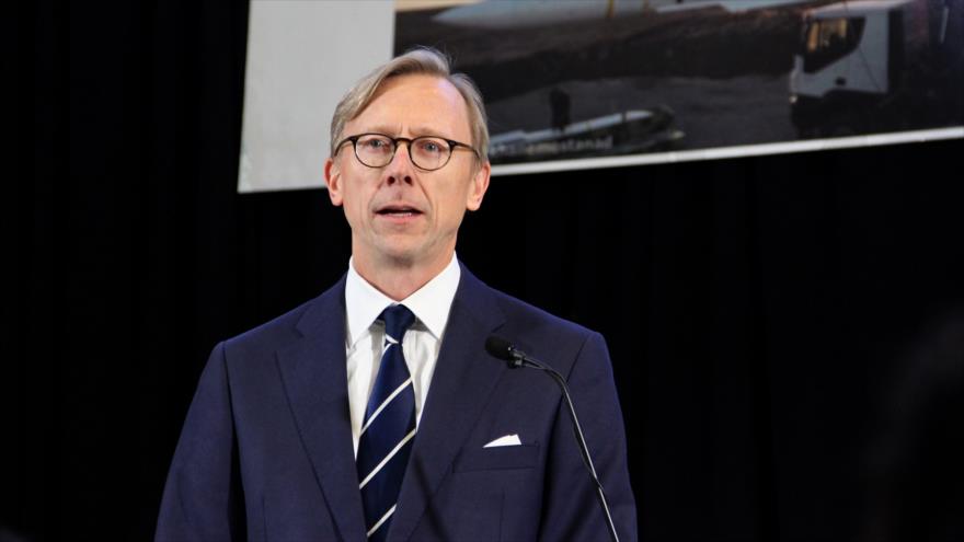 El representante especial del Departamento de Estado de EE.UU. para Irán, Brian Hook, Washington, la capital. 29 de noviembre de 2018. (Foto:AFP)
