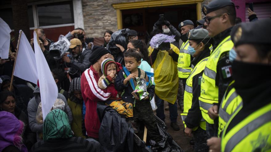 Migrantes centroamericanos en la ciudad fronteriza de Tijuana, México, 29 de noviembre de 2018. (Foto: AFP)