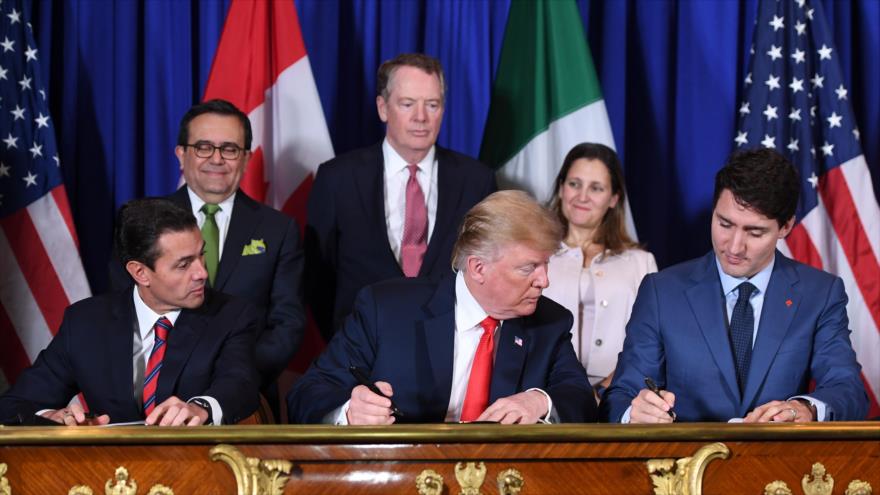 EEUU, México y Canadá firman tratado sucesor del TLCAN