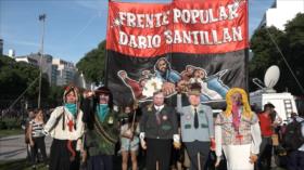 Multitudinaria marcha contra el G20 en Buenos Aires