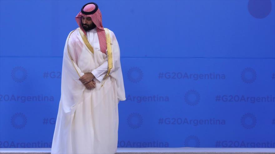 El príncipe heredero saudí, Muhamad bin Salman, durante la cumbre del G20 en Argentina, 30 de noviembre de 2018. (Foto: AFP)