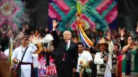 Toma de posesión de AMLO, primer presidente de izquierda en México