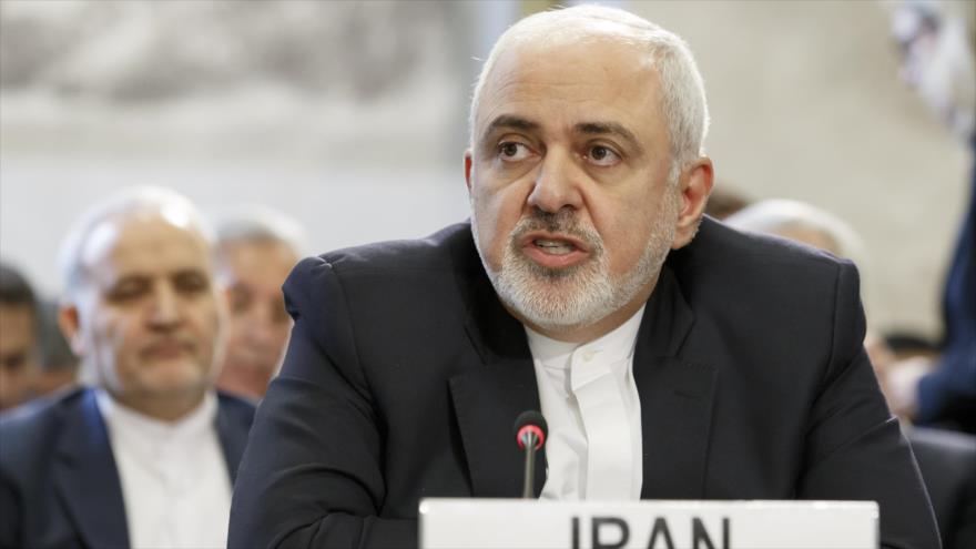 El canciller iraní, Mohamad Yavad Zarif, en una conferencia de las Naciones Unidas en Ginebra, 28 de noviembre de 2018. (Foto: AFP)