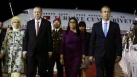 Erdogan está en Venezuela para estrechar cooperaciones con Maduro