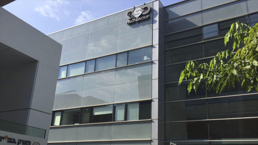 Sede de la compañía israelí NSO Group Technologies en los territorios ocupados palestinos.