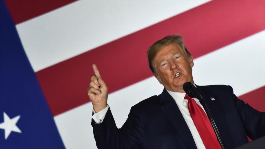 El presidente de EE.UU., Donald Trump, ofrece discurso en un evento en Dakota del Norte, 7 de septiembre de 2018. (Foto: AFP)