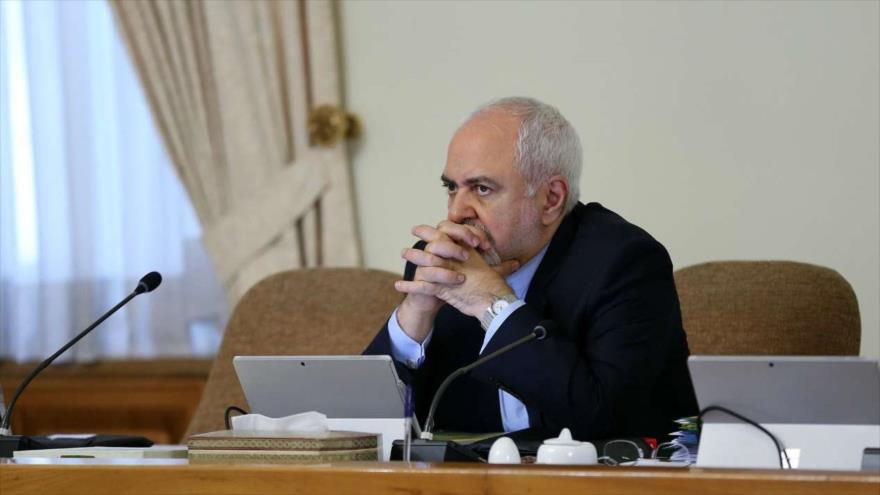 El canciller iraní, Mohamad Yavad Zarif, en una sesión del gabinete, Teherán, 5 de noviembre de 2018. (Foto: IRNA)