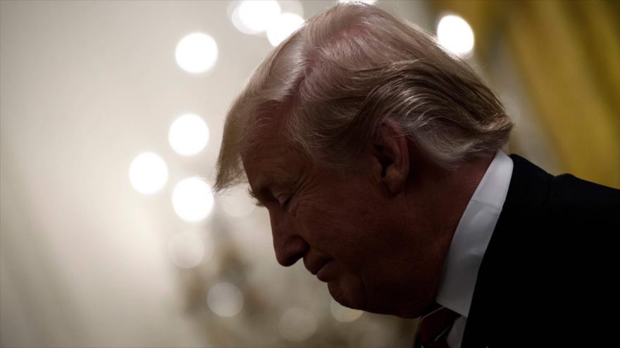 El presidente de EE.UU., Donald Trump, en la Sala del Oriente de la Casa Blanca, Washington, 6 de diciembre de 2018. (Foto: AFP)