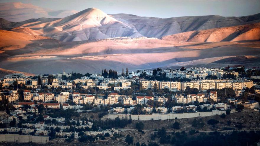 Una vista general del asentamiento israelí de Maale Adumim, en el este de Palestina, 17 de noviembre de 2018. (Foto: AFP)