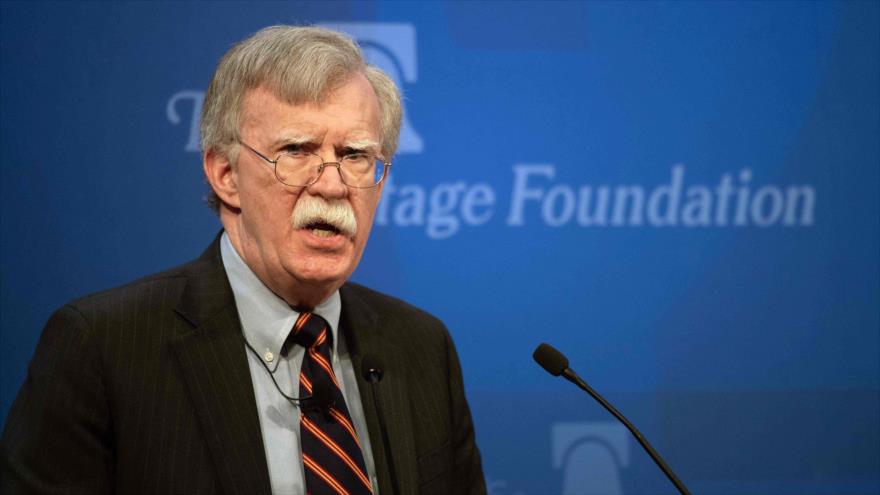 Asesor de Seguridad Nacional de EE.UU., John Bolton, en una conferencia en la Fundación Heritage (Washington), 13 de diciembre de 2018. (Foto: AFP)