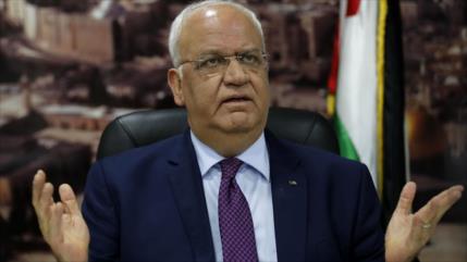 Erekat: Los que se acercan a Israel “pisotean sangre” de palestinos