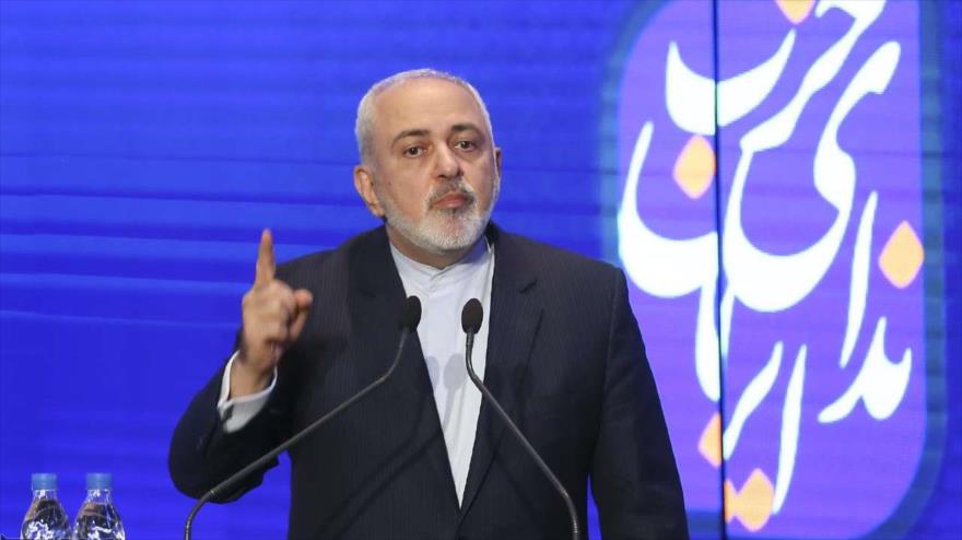 El ministro de Exteriores de Irán, Mohamad Yavad Zarif, da un discurso en Teherán, capital iraní, 14 de diciembre de 2018. (Foto: IRNA)