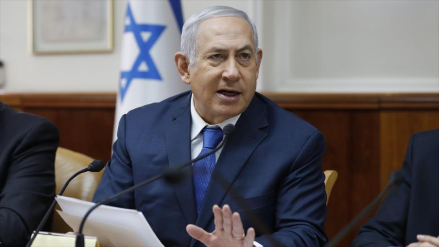 El primer ministro israelí, Benjamín Netanyahu, en una reunión en Al-Quds (Jerusalén), 16 de diciembre de 2018. (Foto: AFP)