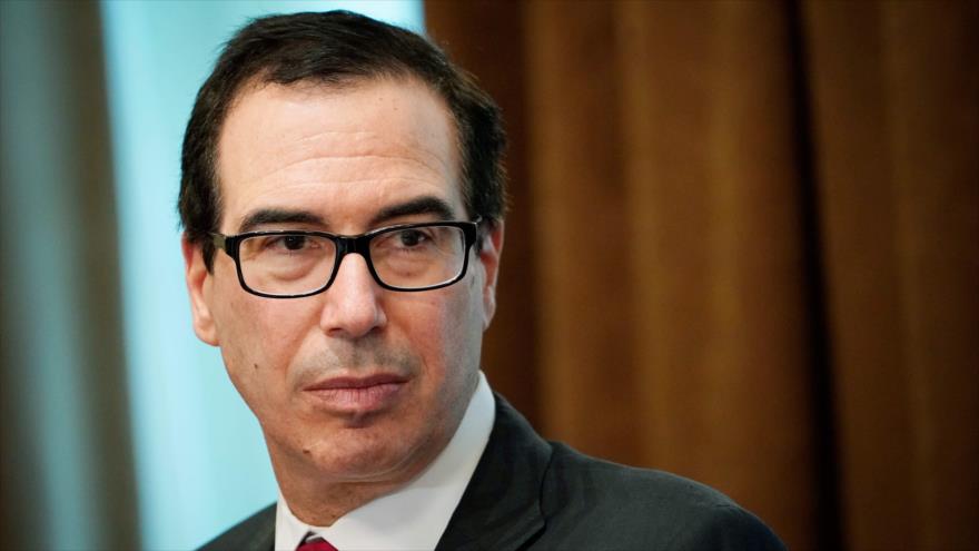 El secretario del Departamento del Tesoro de EE.UU., Steven Mnuchin, en una reunión en la Casa Blanca, 20 de junio de 2018. (Foto: AFP)