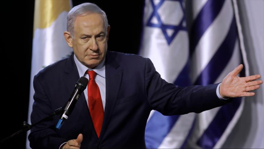 El premier israelí, Benjamín Netanyahu, ofrece discurso en una cumbre en la ciudad de Beersheva, 20 de diciembre de 2018. (Foto: AFP)