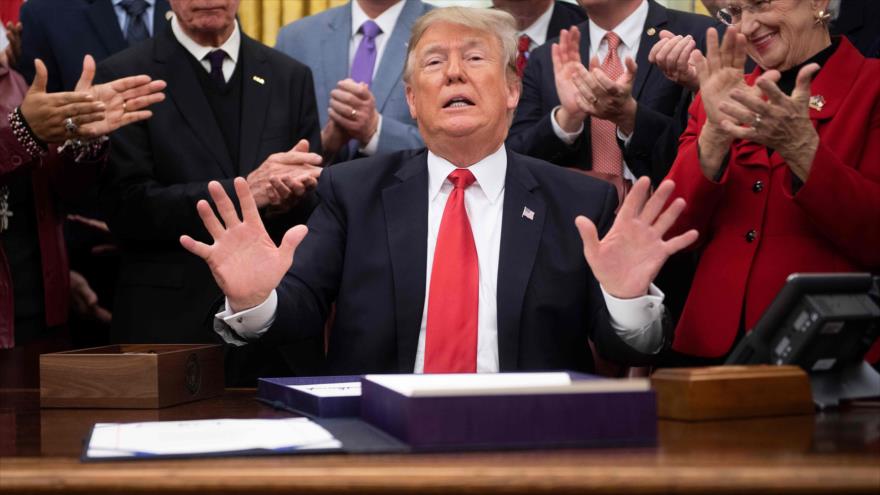 El presidente de EE.UU., Donald Trump, en la Casa Blanca en Washington, 21 de diciembre de 2018. (Foto: AFP)