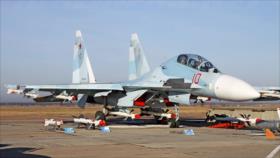 Vídeo: Llegan más de 10 cazas rusos a una base áerea en Crimea