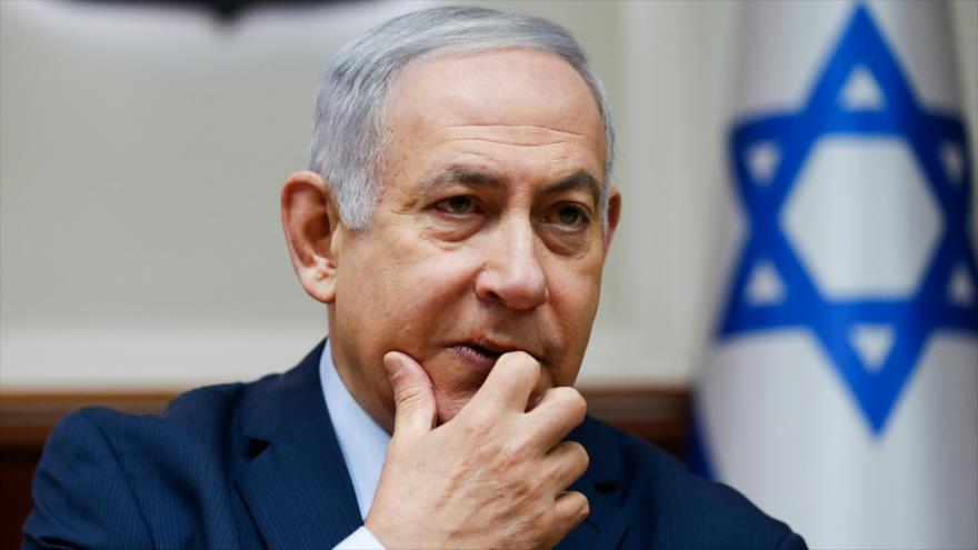 El primer ministro israelí, Benjamín Netanyahu, en una reunión con su gabinete, Al-Quds (Jerusalén), 9 de diciembre de 2018. (Foto: AFP)