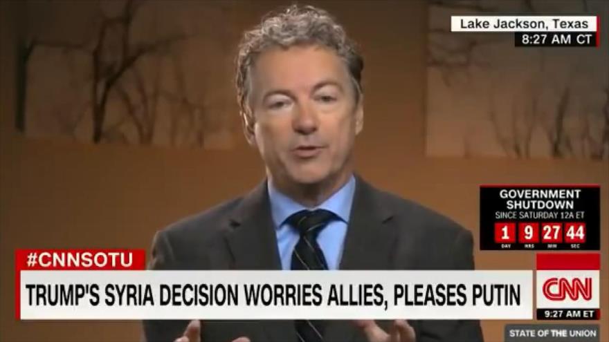 Senador republicano: EEUU suministró armas a terroristas en Siria