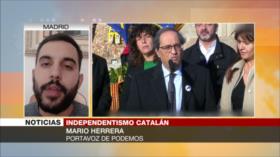 Herrera: Conflicto de Cataluña no se resuelve por represión